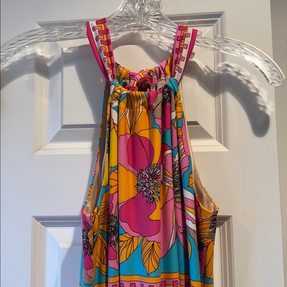 Colorful Trina Turk dress perfect for spring break and summer!